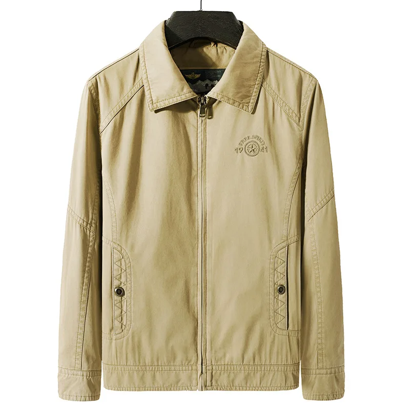 9919 Men's Cotton Lapel Jacket Plus Size Loose Dad Middle-aged Coat Casual Clothes
9919 Men's Cotton Lapel Jacket Plus Size Loose Dad Middle-aged Coat Casual Clothes