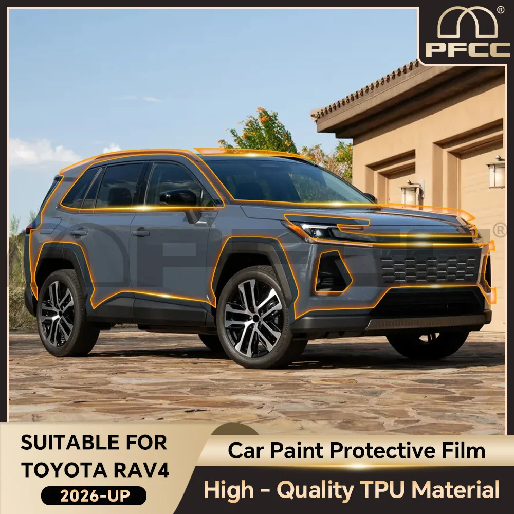 For Toyota RAV4 2026 2027 Full Range of Models TPU Paint Protection Film Anti-scratch Pre-cut PPF Car Clear Bra Resistant Cover
For Toyota RAV4 2026 2027 Full Range of Models TPU Paint Protection Film Anti-scratch Pre-cut PPF Car Clear Bra Resistant Cover