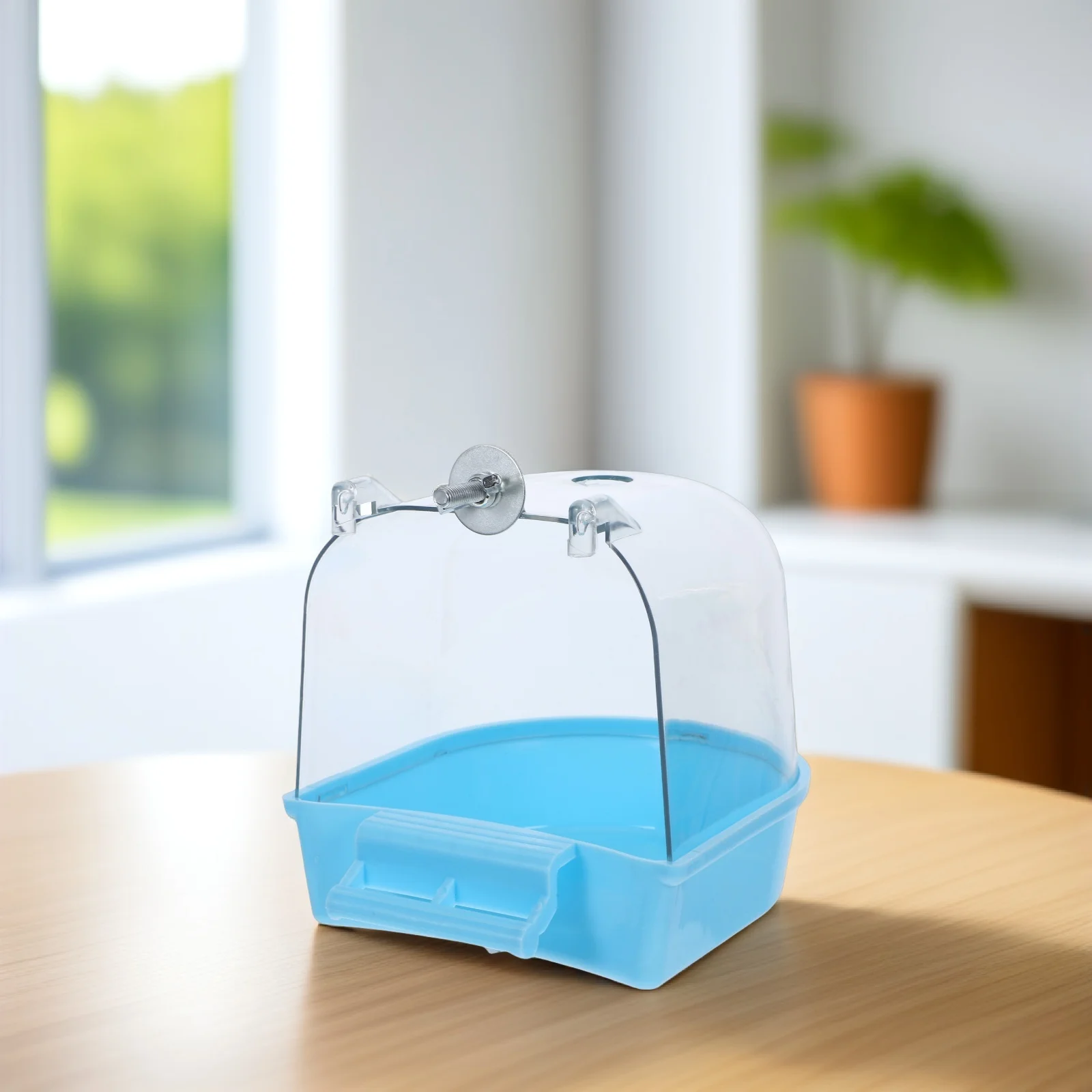 Bird Bath Parrot Tub Reusable Bathtub Cage Hanging Multidimensional for Parrots Blue
Bird Bath Parrot Tub Reusable Bathtub Cage Hanging Multidimensional for Parrots Blue