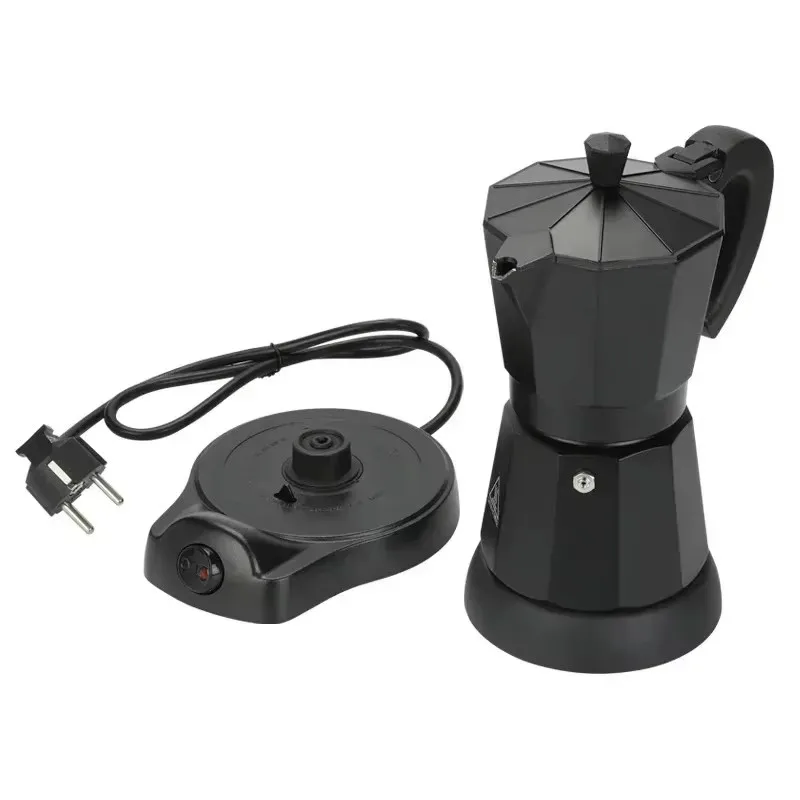 220V 480W 300ml Aluminum Electric Mocha Pot Italian Coffee Maker Household Fast And Convenient Electric Coffee Pot
220V 480W 300ml Aluminum Electric Mocha Pot Italian Coffee Maker Household Fast And Convenient Electric Coffee Pot