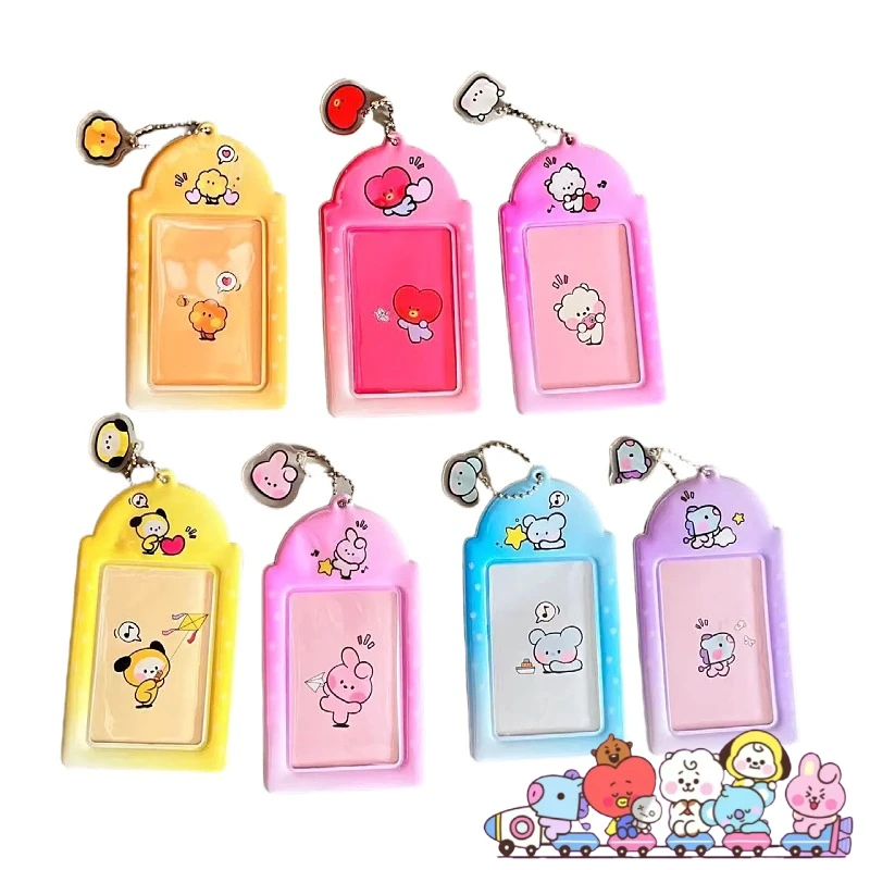 BT21 cartoon cute student campus card holder Kawaii unisex ID case pendant PVC card book anime merchandise support gift
BT21 cartoon cute student campus card holder Kawaii unisex ID case pendant PVC card book anime merchandise support gift