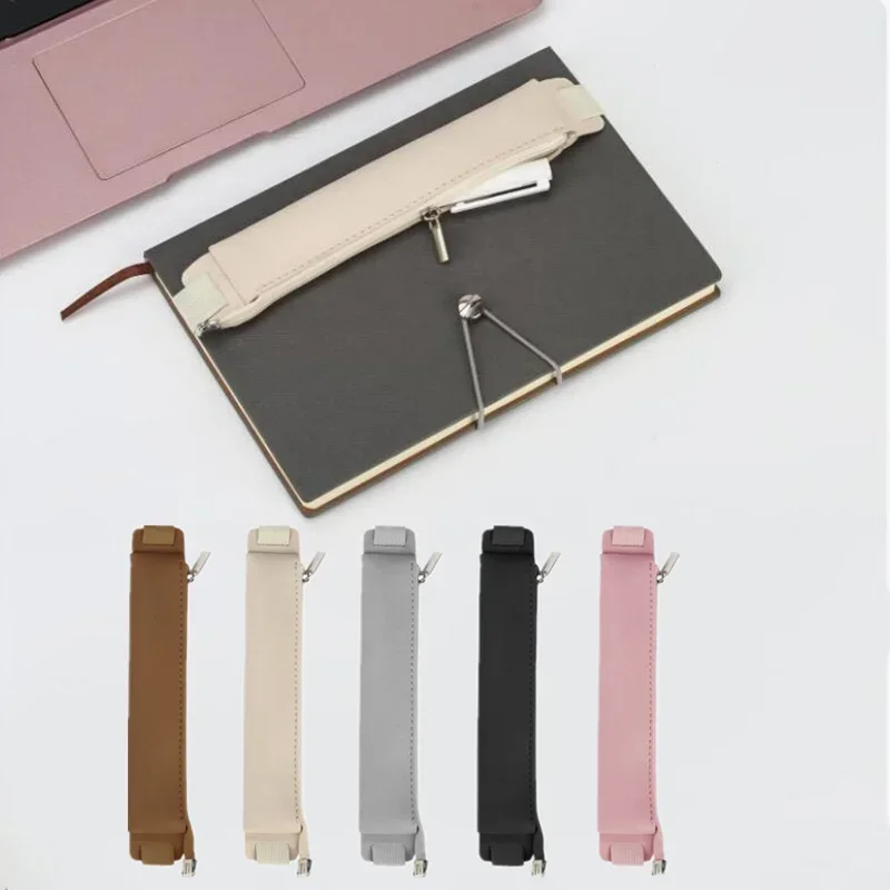 PU Pencil Bag Book Notebook Elastic Band Pen Clip Portable Pen Holder Student School Supplies Zipper Pencil Pouch Stationery New
PU Pencil Bag Book Notebook Elastic Band Pen Clip Portable Pen Holder Student School Supplies Zipper Pencil Pouch Stationery New