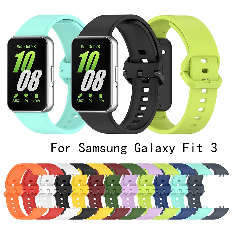 Силиконовый ремешок для Samsung Galaxy Fit 3, браслет для Galaxy Fit3, цветной браслет для наручных часов
Силиконовый ремешок для Samsung Galaxy Fit 3, браслет для Galaxy Fit3, цветной браслет для наручных часов