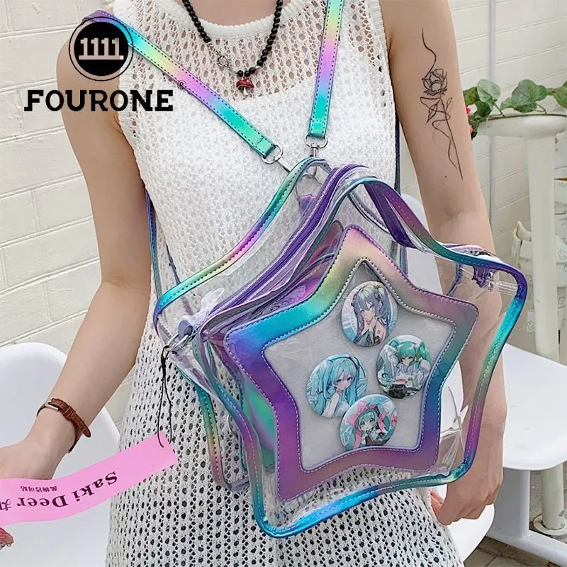 Star-Shaped Ita Bag with Detachable Inner Pouch - Cute Crossbody Backpack for Badge Display, Multiway Tote Organizer Storage Bag
Star-Shaped Ita Bag with Detachable Inner Pouch - Cute Crossbody Backpack for Badge Display, Multiway Tote Organizer Storage Bag