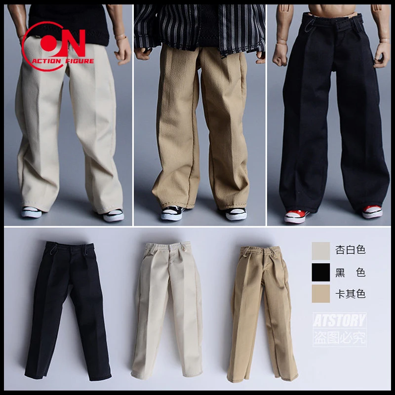 ATStory 1/12 Male Soldier Trendy Loose Trousers Casual Suit Pants Fit 6'' Action Figure Long Leg Body Doll
ATStory 1/12 Male Soldier Trendy Loose Trousers Casual Suit Pants Fit 6'' Action Figure Long Leg Body Doll