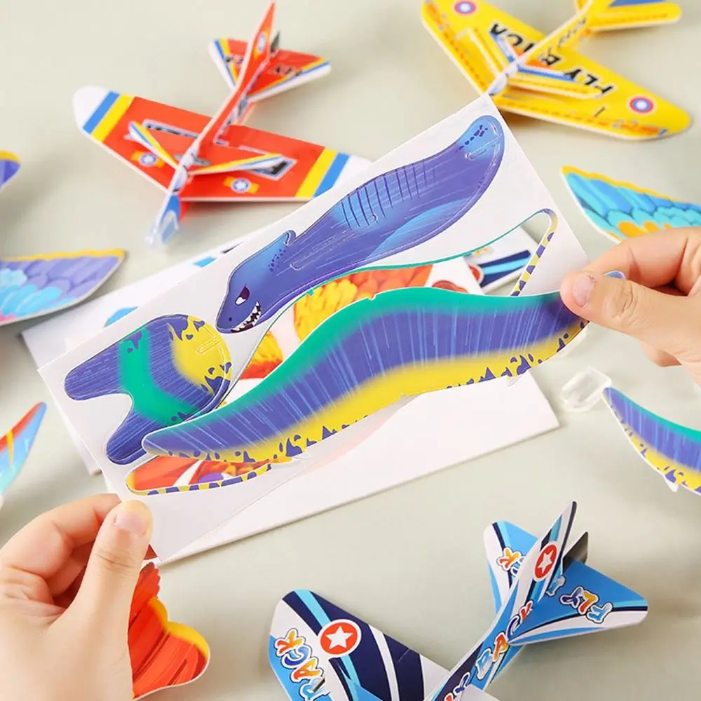 10pcs Ligthweight Foam Magic Rotary Aircraft Model Popular Multistyles DIY Assemble Paper Airplane Boy Girl Birthday Gift
10pcs Ligthweight Foam Magic Rotary Aircraft Model Popular Multistyles DIY Assemble Paper Airplane Boy Girl Birthday Gift