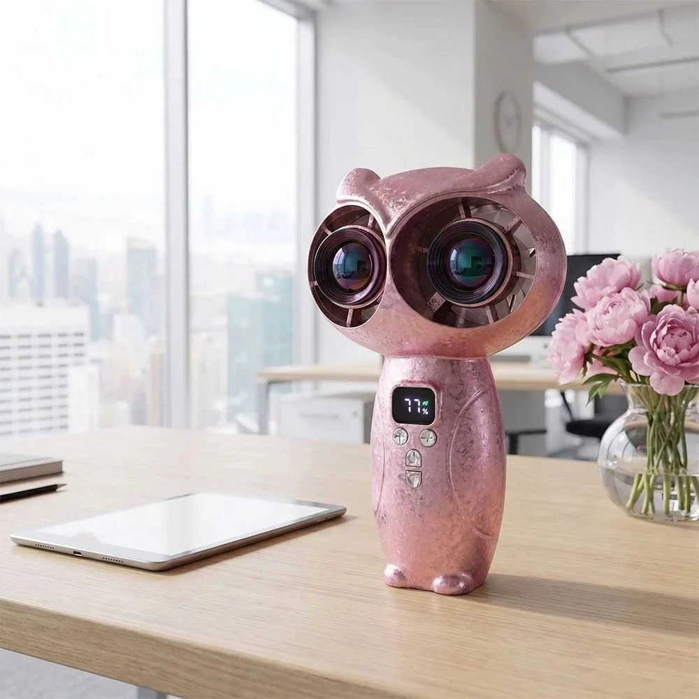 Turbo Mini Handheld Fan Strong Wind Quiet Portable Turbo Fan Lightweight Handheld Cartoon Owl Fan for 3000mAh Outdoor Travel
Turbo Mini Handheld Fan Strong Wind Quiet Portable Turbo Fan Lightweight Handheld Cartoon Owl Fan for 3000mAh Outdoor Travel