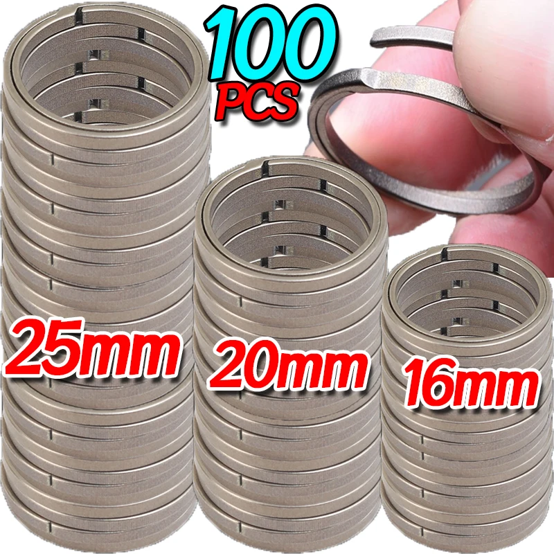 50/100PCS Titanium Alloy Keychains Key Rings Super Lightweight Buckle Pendant Man Car Keychain Male Creativity Key Rings Gifts
50/100PCS Titanium Alloy Keychains Key Rings Super Lightweight Buckle Pendant Man Car Keychain Male Creativity Key Rings Gifts