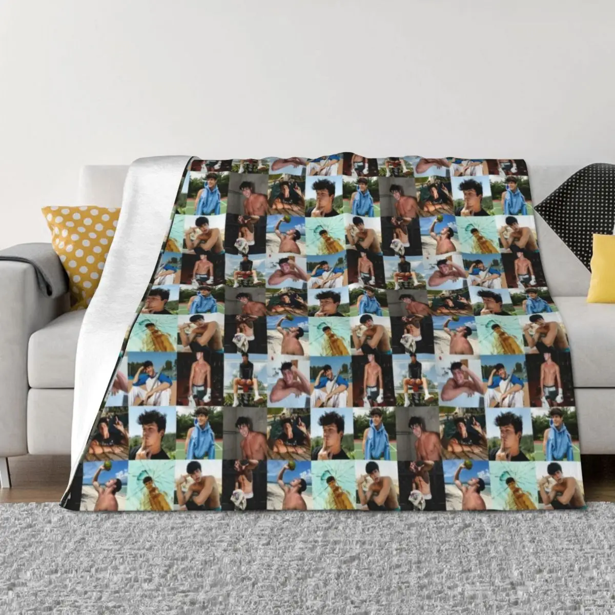 Blake gray collage Throw Blanket sofa bed warm for winter Beach Weighted Blankets
Blake gray collage Throw Blanket sofa bed warm for winter Beach Weighted Blankets
