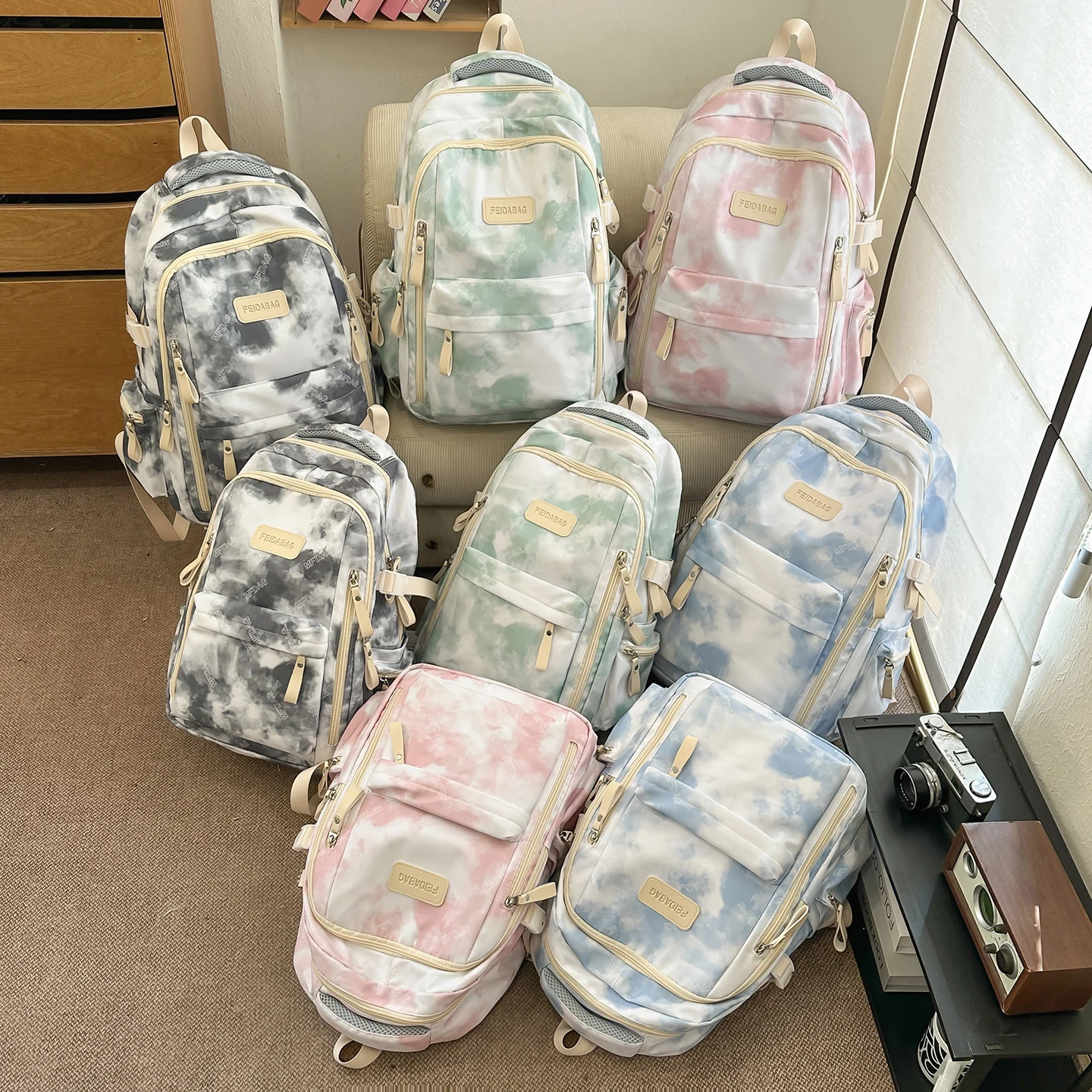 High Aesthetic Large Capacity Backpack Set for High School Students Unisex Casual Dual Shoulder Bag with Bookbag Included
High Aesthetic Large Capacity Backpack Set for High School Students Unisex Casual Dual Shoulder Bag with Bookbag Included