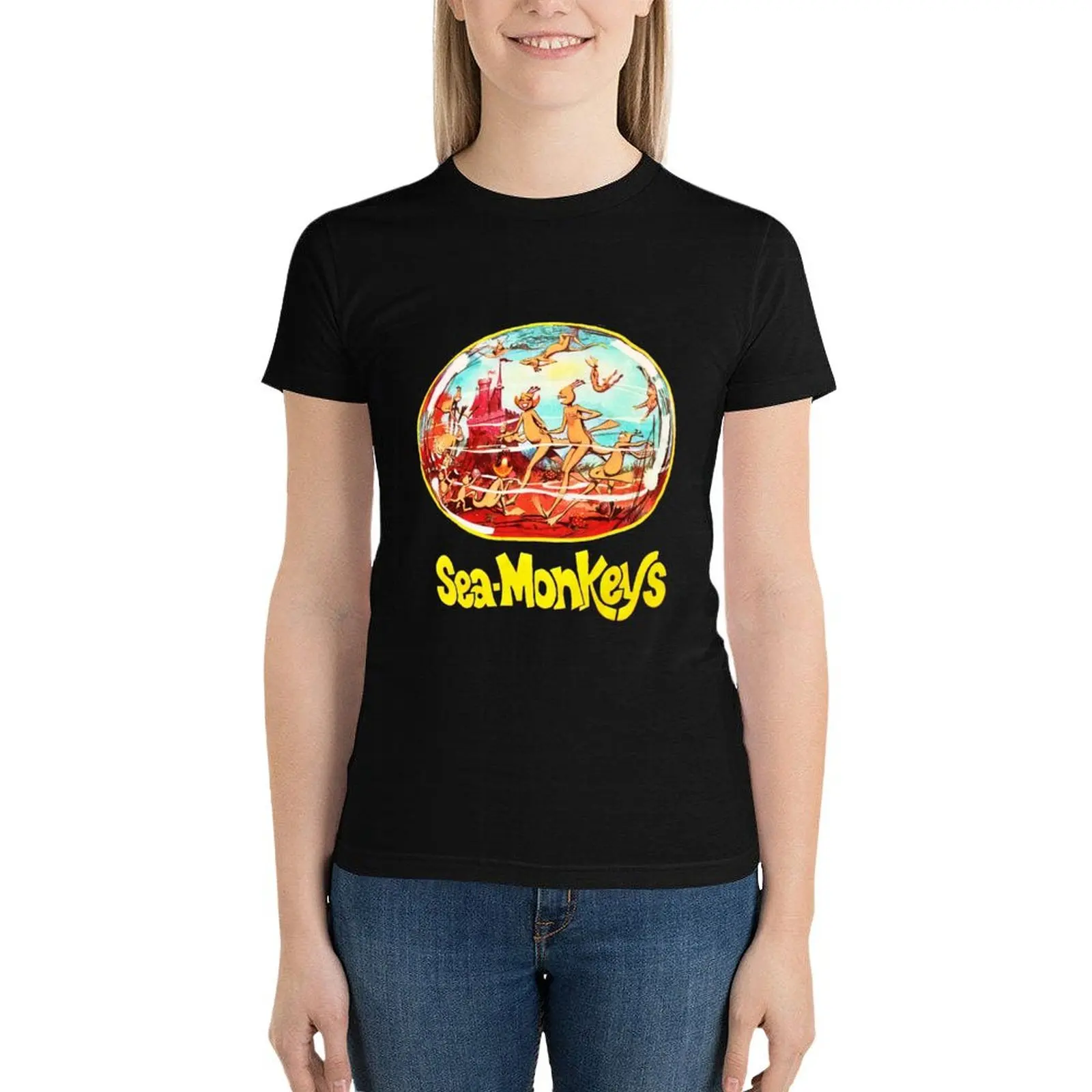Vintage Sea Monkeys T-Shirt Aesthetic clothing hippie clothes Short sleeve tee funny t shirts for Women loose fit
Vintage Sea Monkeys T-Shirt Aesthetic clothing hippie clothes Short sleeve tee funny t shirts for Women loose fit