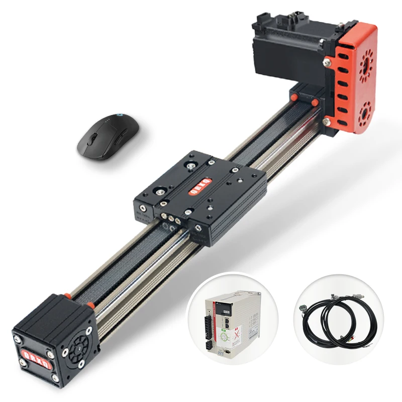 QRXQ RXP30 Single Axis 100w Servo Linear Module High Precision Printing Manipulator Guide Rail Synchronous Belt Slide Module
QRXQ RXP30 Single Axis 100w Servo Linear Module High Precision Printing Manipulator Guide Rail Synchronous Belt Slide Module