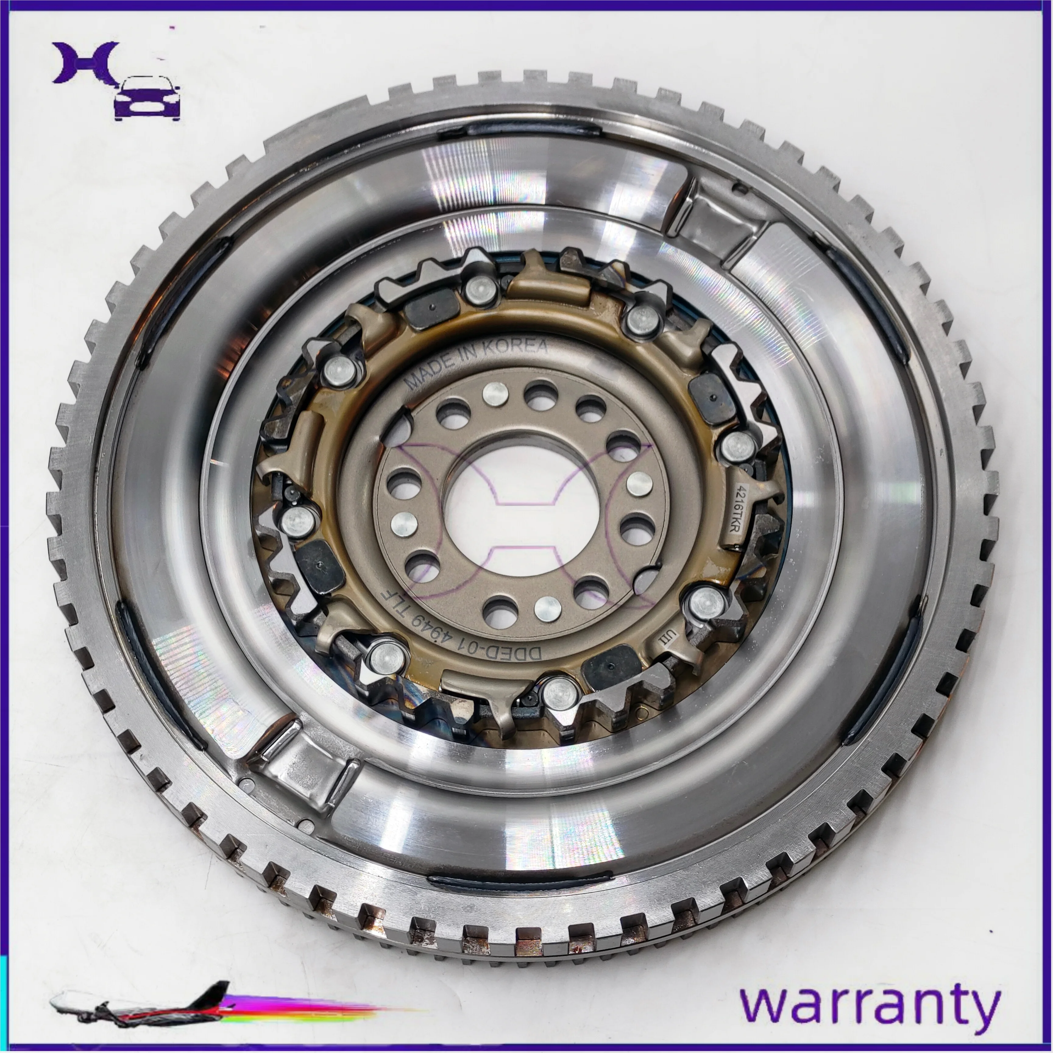 7 Speed Transmission Dual Mass Flywheel Original New D7UF1 OEM 23200-2B590 For Hyundai Kia 1.6T Sonata Elantra Veloster Tucson
7 Speed Transmission Dual Mass Flywheel Original New D7UF1 OEM 23200-2B590 For Hyundai Kia 1.6T Sonata Elantra Veloster Tucson