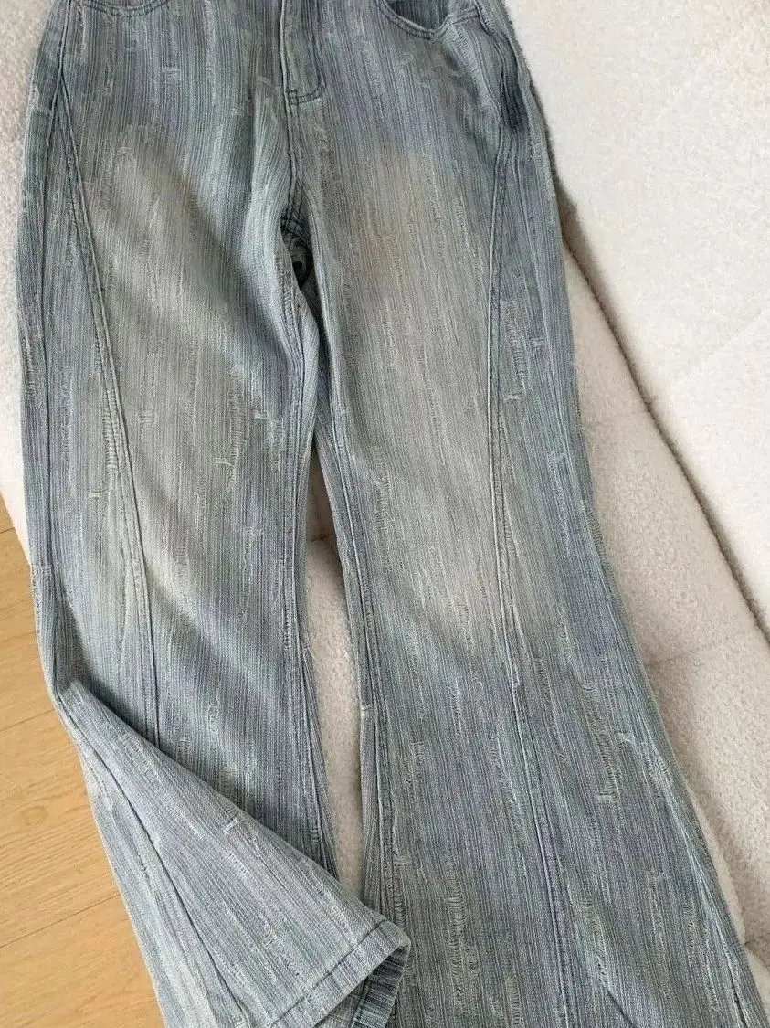 High Waist Flared Jeans Women's Spring 2026 Korean Style Design Texture Stripe Micro Flare Denim Pants Slimming Floor Length
High Waist Flared Jeans Women's Spring 2026 Korean Style Design Texture Stripe Micro Flare Denim Pants Slimming Floor Length