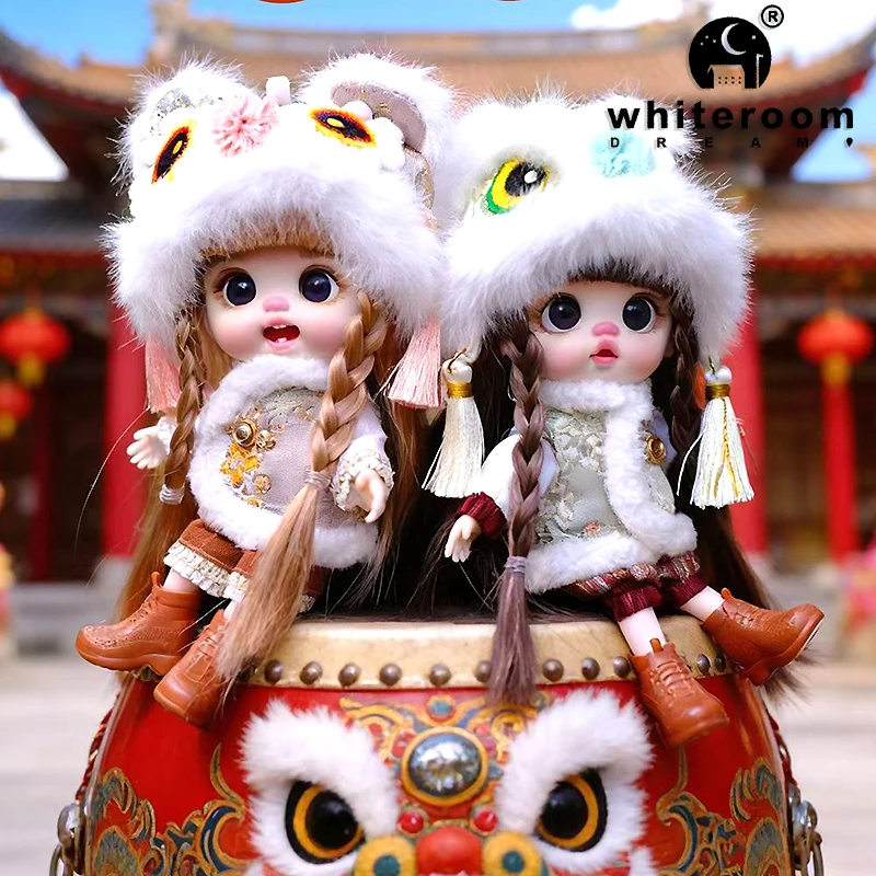 Trendy Toy Doll 112 Lion Dance Doll Chinese Style Girl Doll Clothes Set for Chinese New Year Spring Festival Gift Festival BJD
Trendy Toy Doll 112 Lion Dance Doll Chinese Style Girl Doll Clothes Set for Chinese New Year Spring Festival Gift Festival BJD