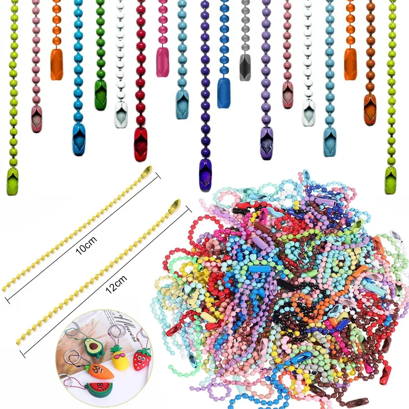 25pcs 10/12CM Ball Chain Bead Chains Fits Key Rings/Key Chain/Dolls/Label Hand Tag Connector DIY Jewelry
25pcs 10/12CM Ball Chain Bead Chains Fits Key Rings/Key Chain/Dolls/Label Hand Tag Connector DIY Jewelry 