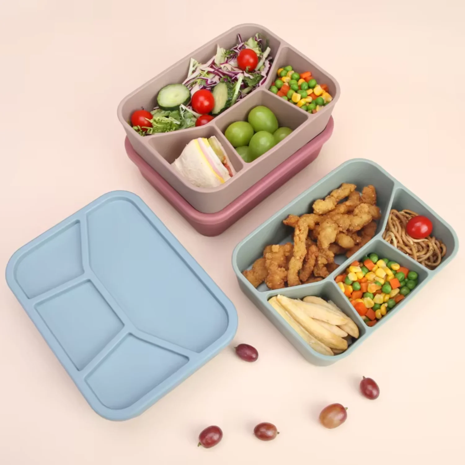 Microwave Safe Silicone Lunch Container Bpa Free Personnalisable Bento Large Lunch For Kids Adult
Microwave Safe Silicone Lunch Container Bpa Free Personnalisable Bento Large Lunch For Kids Adult
