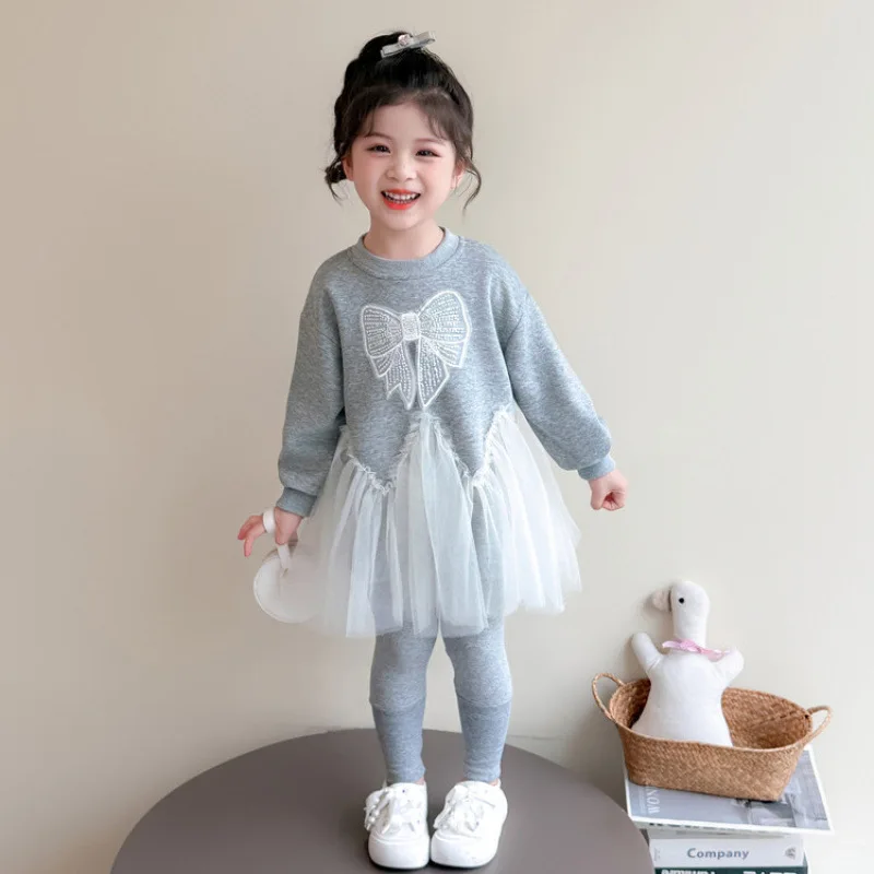 Girls' Autumn Dress2026New Style Children's Fashionable Princess Dress Baby Stunning Sweatshirt Dress Long Sleeve Tulle Dress
Girls' Autumn Dress2026New Style Children's Fashionable Princess Dress Baby Stunning Sweatshirt Dress Long Sleeve Tulle Dress