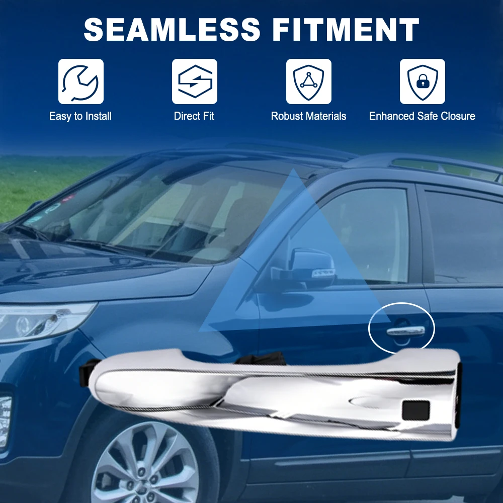 Front Exterior Outside Door Handle Chrome for Kia Sorento with smart key handle 2010 2011 2012 2013 2014 82651-2P710 826512P710
Front Exterior Outside Door Handle Chrome for Kia Sorento with smart key handle 2010 2011 2012 2013 2014 82651-2P710 826512P710
