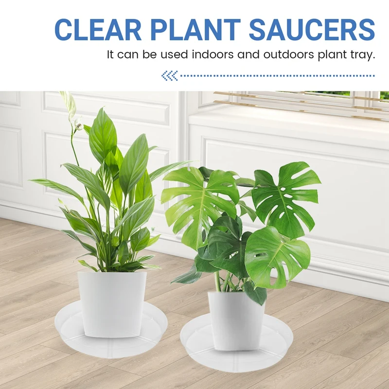 4 Pack Clear Plant Saucer 12 Inch Plastic Plant Saucers Durable Thicker Plant Tray Flower Pot For Indoor Outdoor Garden Durable-
4 Pack Clear Plant Saucer 12 Inch Plastic Plant Saucers Durable Thicker Plant Tray Flower Pot For Indoor Outdoor Garden Durable-