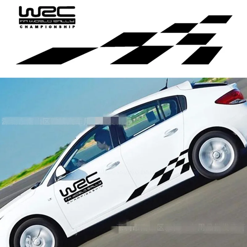 4PCS Car Stickers WRC Check Flag Rally Racing Decoration Decals For Ford Focus Fiesta Door Auto Tuning Styling Vinyls H20
4PCS Car Stickers WRC Check Flag Rally Racing Decoration Decals For Ford Focus Fiesta Door Auto Tuning Styling Vinyls H20