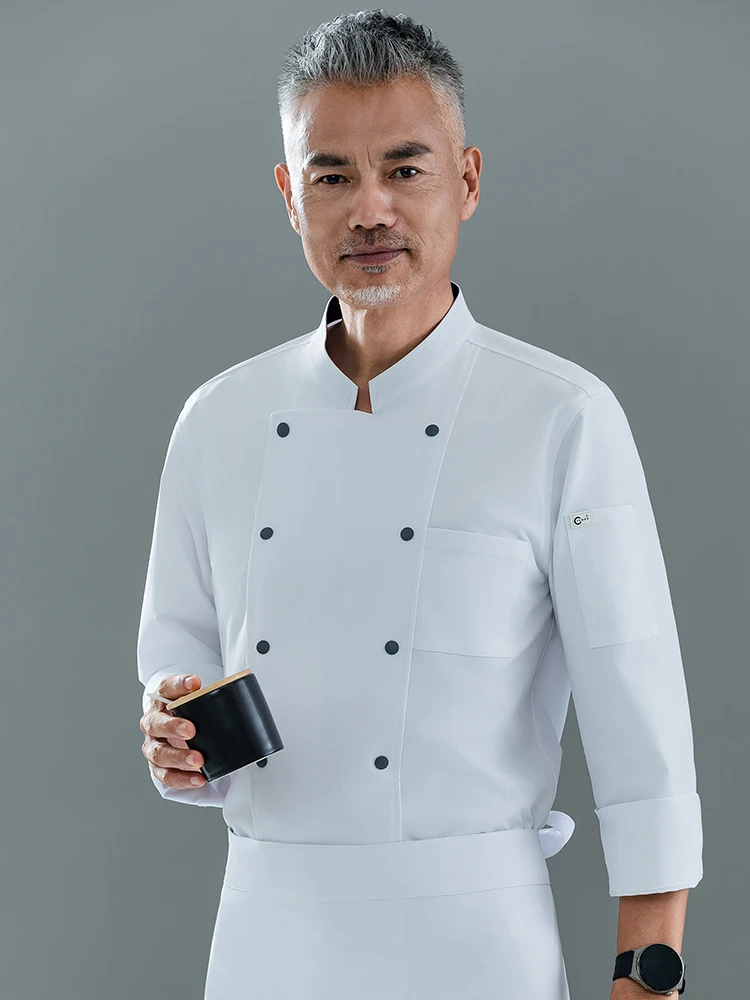Unisex Chef Jacket Professional Kitchen Chaquetas De Cocinero Workwear Uniform For Men Restaurant Bakery Cooking Food Service
Unisex Chef Jacket Professional Kitchen Chaquetas De Cocinero Workwear Uniform For Men Restaurant Bakery Cooking Food Service