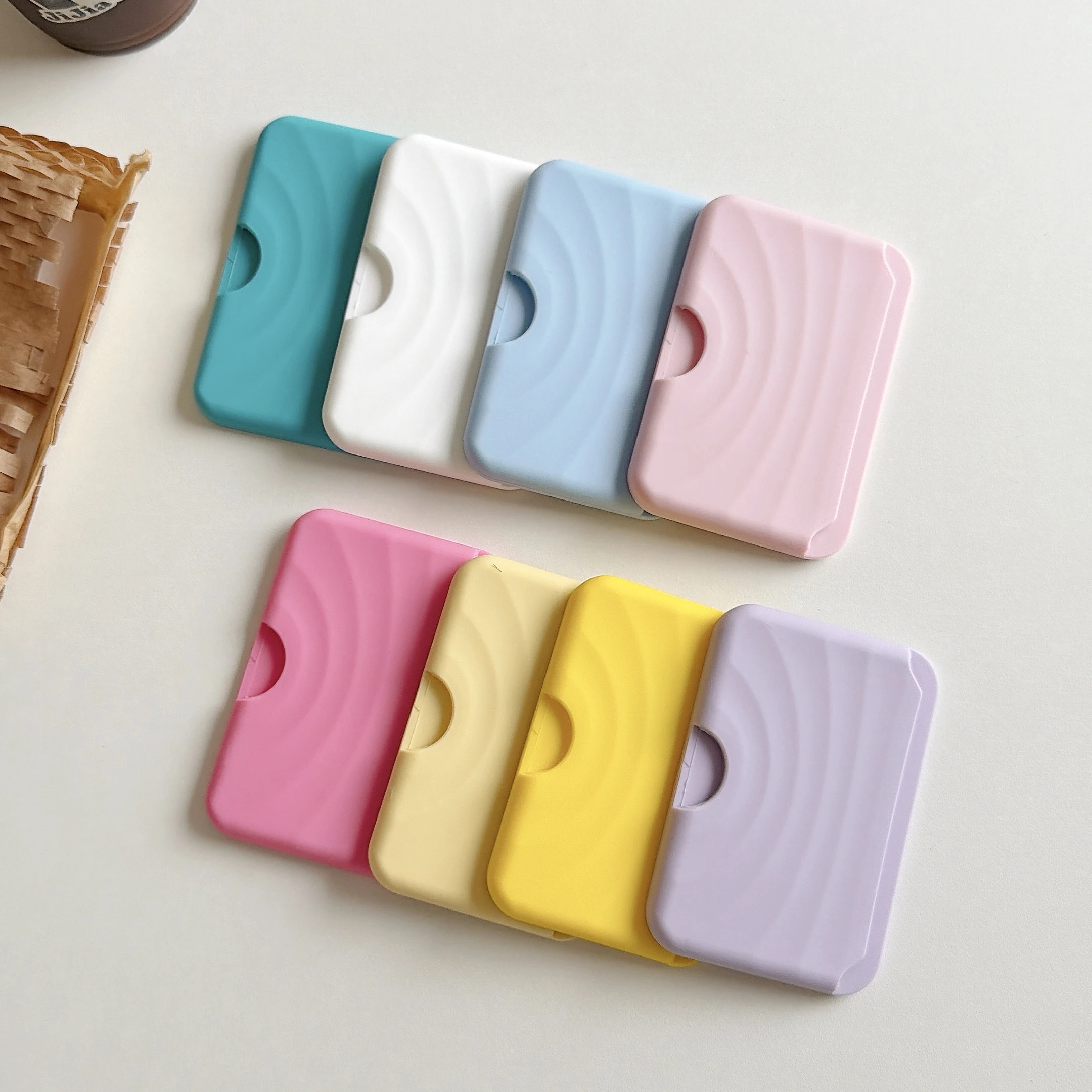 New Liquid Silicone For Magnetic Card Holder Water Ripple Design Magsafe Compatible ID/Canteen/Bus Card Unisex Minimalist Styl
New Liquid Silicone For Magnetic Card Holder Water Ripple Design Magsafe Compatible ID/Canteen/Bus Card Unisex Minimalist Styl