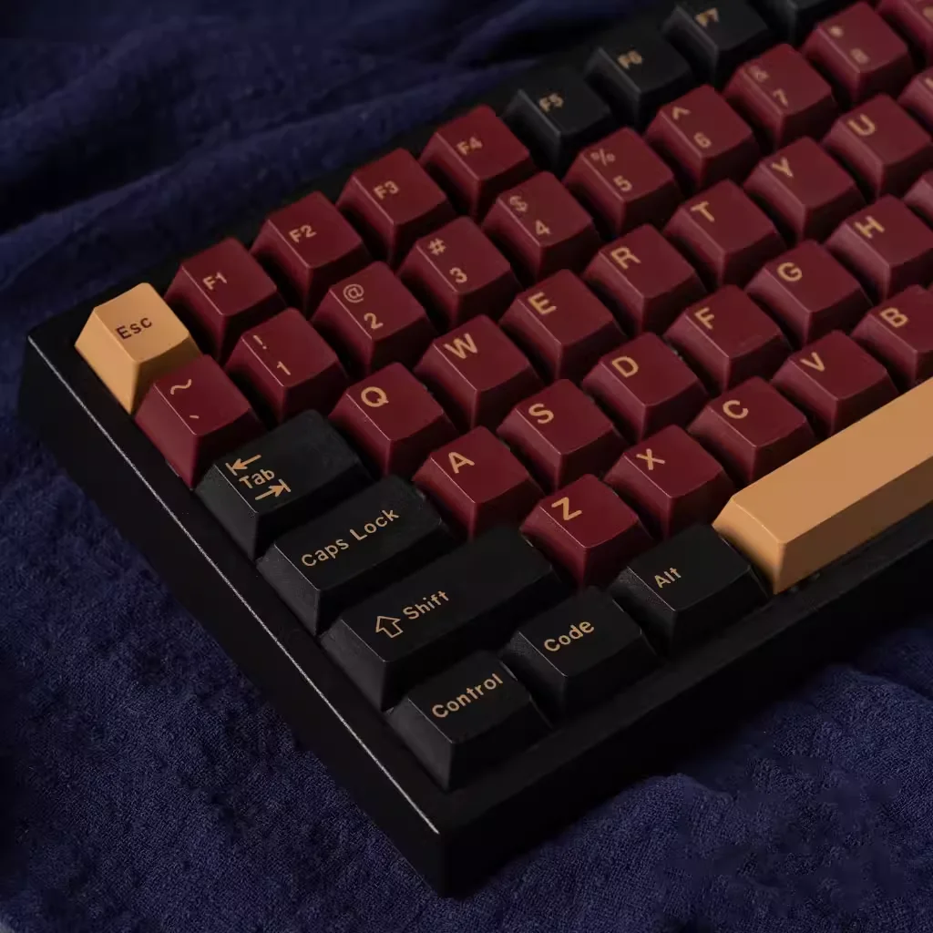 GMK Keycaps Double Shot Cherry Profile ABS Keycap For Cherry MX Switch Mechanical Keyboard 173 Keys Red Samruai Key Caps Custom