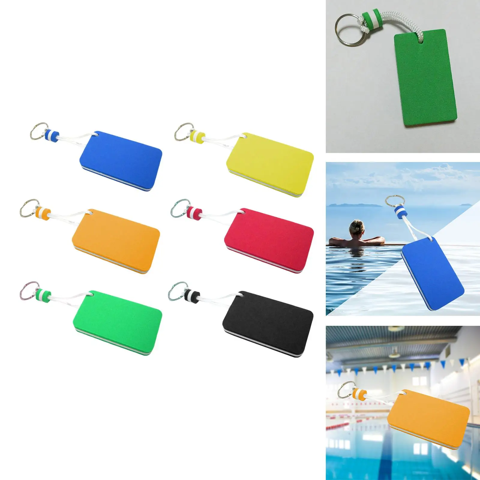 Floating Keychain Floatable Rectangle Lightweight Colorful Buoyant Key Chain Keyring Water Sports Kayaking Boating Drifting
Floating Keychain Floatable Rectangle Lightweight Colorful Buoyant Key Chain Keyring Water Sports Kayaking Boating Drifting