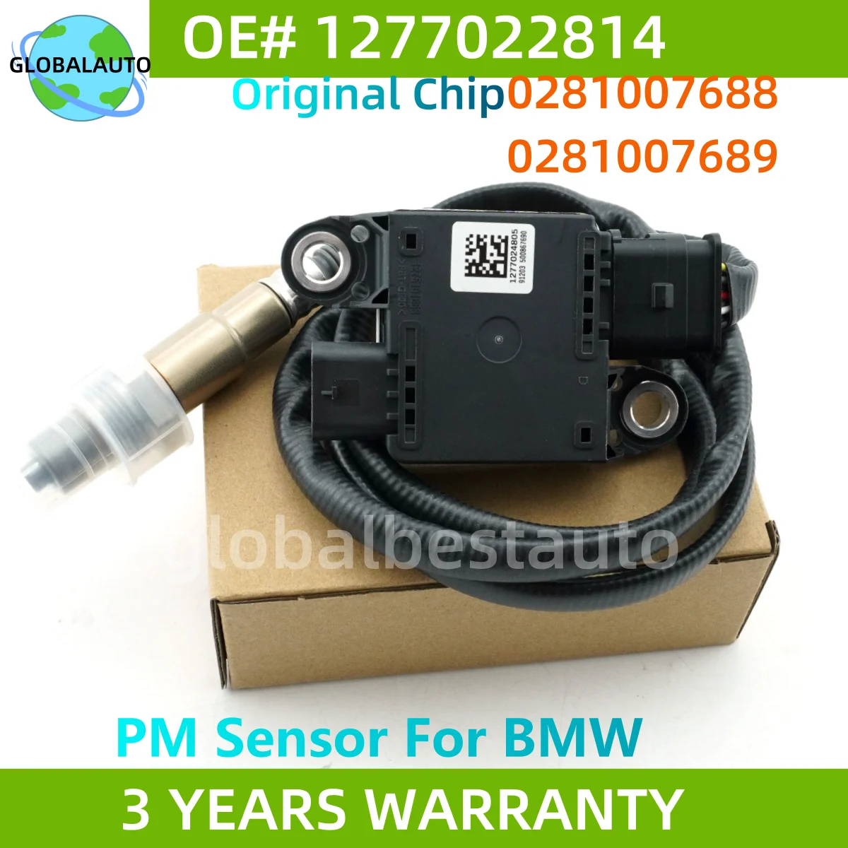 1277022814 0281007688/689 8582025 New Particulate Matter Sensor PM Sensor For BMW 8er X3 X4 X5 X6 X7 Diesel Lambda
1277022814 0281007688/689 8582025 New Particulate Matter Sensor PM Sensor For BMW 8er X3 X4 X5 X6 X7 Diesel Lambda