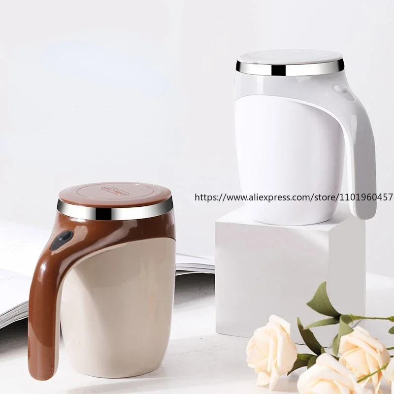 304 Stainless Steel Coffee Stirring Cup Automatic Stirring Cup Magnetic Rotation Electric Milk Cup Mark Cup with Battery
304 Stainless Steel Coffee Stirring Cup Automatic Stirring Cup Magnetic Rotation Electric Milk Cup Mark Cup with Battery