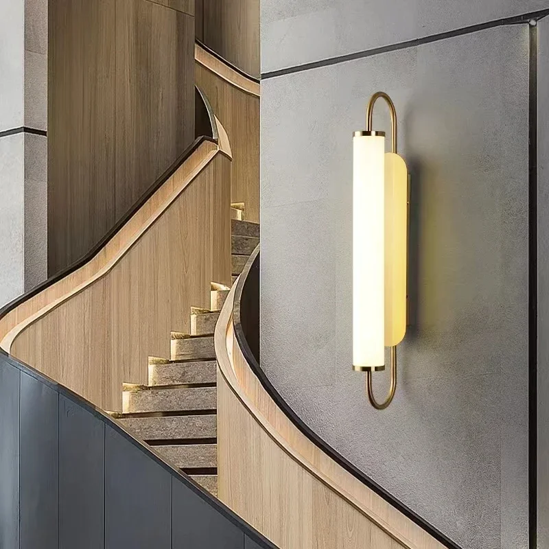Modern living room LED wall lamp Nordic living room bedroom wall lamp white acrylic indoor home decoration staircase lighting
Modern living room LED wall lamp Nordic living room bedroom wall lamp white acrylic indoor home decoration staircase lighting