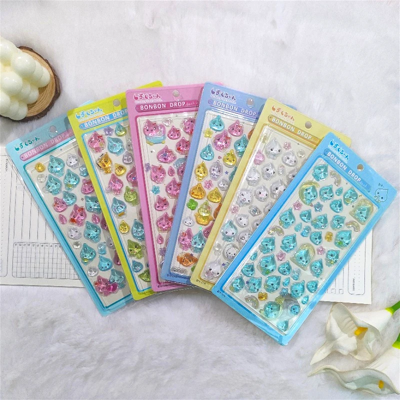 Разнообразные милые наклейки в форме капель воды из цельного хрусталя, 3D декоративные материалы, идеально подходят в качестве праздничных подарков для детей
Разнообразные милые наклейки в форме капель воды из цельного хрусталя, 3D декоративные материалы, идеально подходят в качестве праздничных подарков для детей