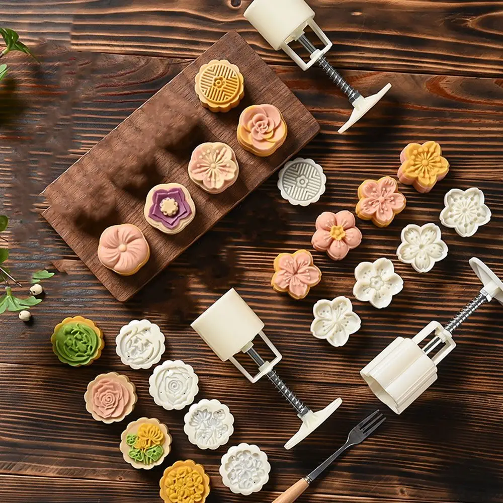 Kitchen Accessories 50g Mooncake Mold Plastic 3D Pattern Pastries Dessert Mold Non-stick Mini Baking Tools Mid Autumn Festival
Kitchen Accessories 50g Mooncake Mold Plastic 3D Pattern Pastries Dessert Mold Non-stick Mini Baking Tools Mid Autumn Festival