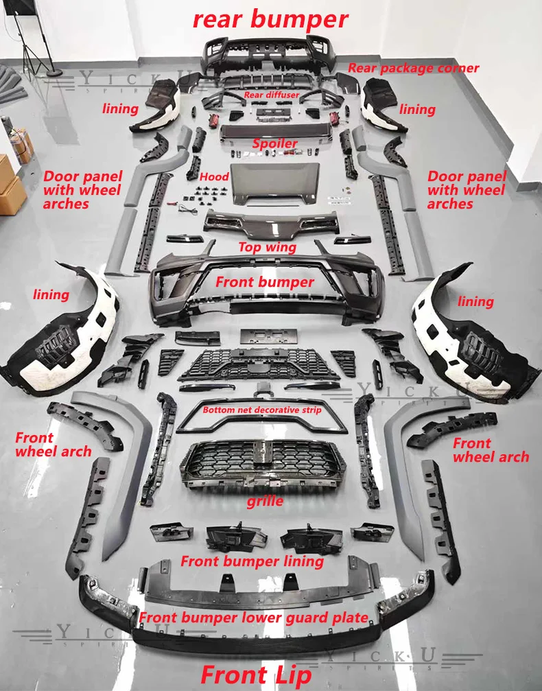 Custom made 2025 New Body Kit Hi4-T forTank 700 Hi4-T Front Bumper and Rear Bumper Wheel Arch Grille Auto Accessories Car Parts
Custom made 2025 New Body Kit Hi4-T forTank 700 Hi4-T Front Bumper and Rear Bumper Wheel Arch Grille Auto Accessories Car Parts