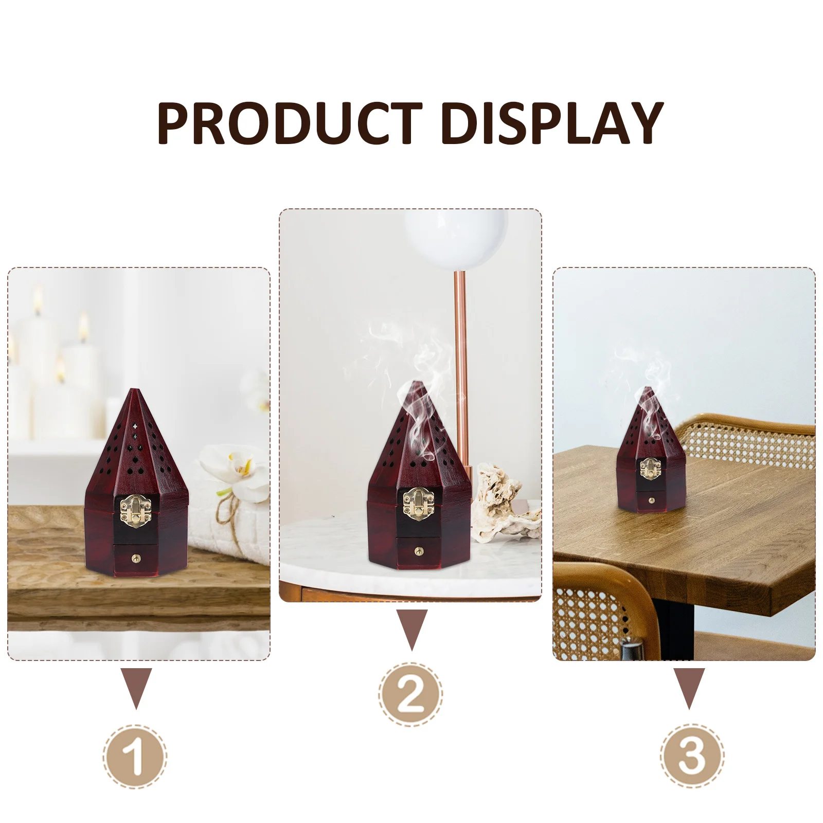 Aromatherapy Box Ornaments Incense Burner Small Censer Home Decor Material Sturdy Fine Craftsmanship Suitable
Aromatherapy Box Ornaments Incense Burner Small Censer Home Decor Material Sturdy Fine Craftsmanship Suitable