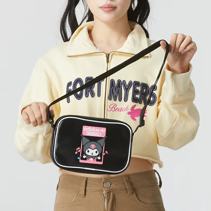 Adidas Cartoon Series Black Crossbody Bag Cute Character Print Compact Lightweight For Daily Outfits Streetwear And Casual Dates
Adidas Cartoon Series Black Crossbody Bag Cute Character Print Compact Lightweight For Daily Outfits Streetwear And Casual Dates
