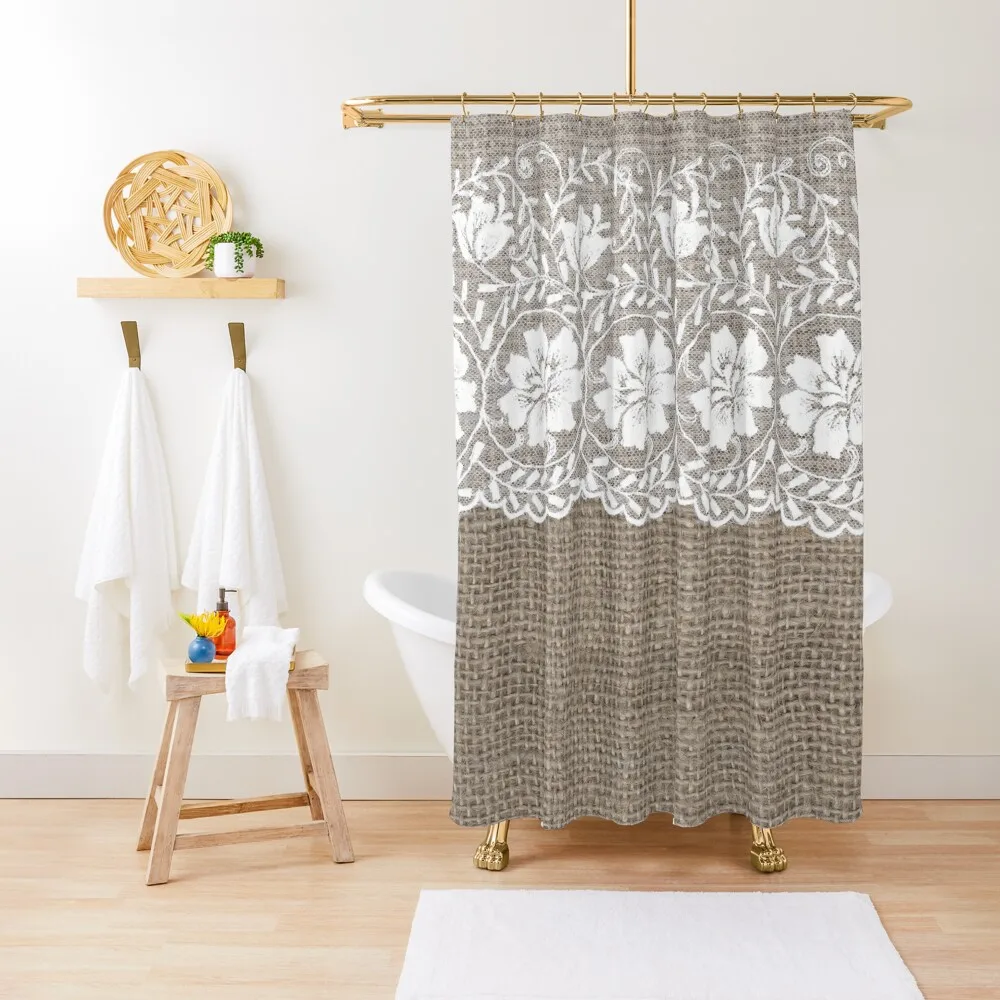Country Burlap LaceShower Curtain Bathroom For Shower Waterproof Bath And Anti-Mold Anime Bathroom Waterproof Shower Curtain
Country Burlap LaceShower Curtain Bathroom For Shower Waterproof Bath And Anti-Mold Anime Bathroom Waterproof Shower Curtain