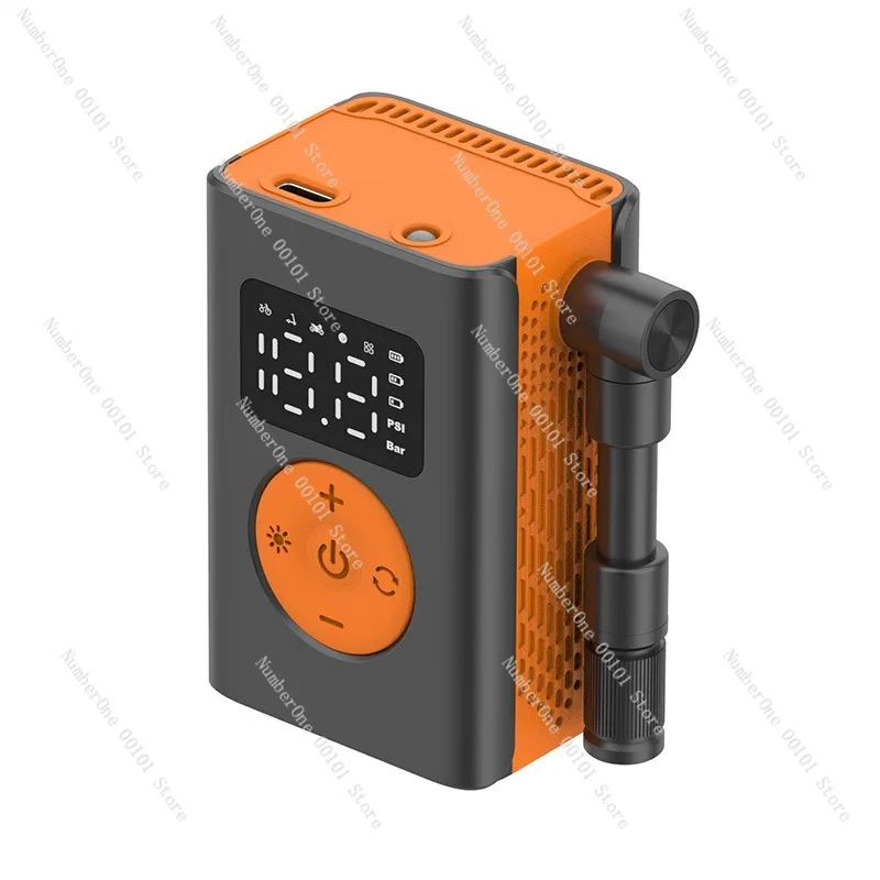 Brushless Motor 14 Cylinder Portable Electric Bicycle Air Pump Wireless Car Tire Inflator Mini Cordless Compressor with LED
Brushless Motor 14 Cylinder Portable Electric Bicycle Air Pump Wireless Car Tire Inflator Mini Cordless Compressor with LED