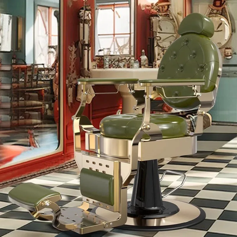 Professional Makeup Men's Hair Salon Haircut Barber Chairs Foldable Shaving Chair Beauty Salon Tattoo Chaise Furniture AA Retro
Professional Makeup Men's Hair Salon Haircut Barber Chairs Foldable Shaving Chair Beauty Salon Tattoo Chaise Furniture AA Retro