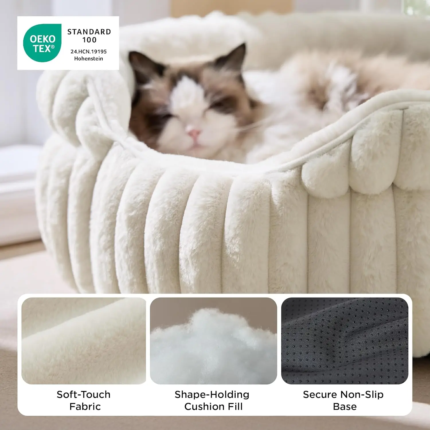 2026 New Upgrade Washable Round Cute Pet Beds for Indoor Cats, Super Soft Corduroy Kitten Bed with Anti-Slip, 20''x20''x8''
2026 New Upgrade Washable Round Cute Pet Beds for Indoor Cats, Super Soft Corduroy Kitten Bed with Anti-Slip, 20''x20''x8''