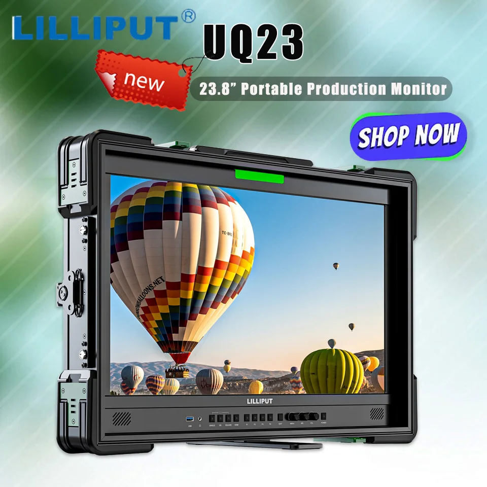 LILLIPUT UQ23 1200 нит HDR 23,8 дюйма Портативный производственный монитор Встроенный 3D-LUT 8K 12G-SDI Полевой монитор HDMI для кинопроизводства
LILLIPUT UQ23 1200 нит HDR 23,8 дюйма Портативный производственный монитор Встроенный 3D-LUT 8K 12G-SDI Полевой монитор HDMI для кинопроизводства