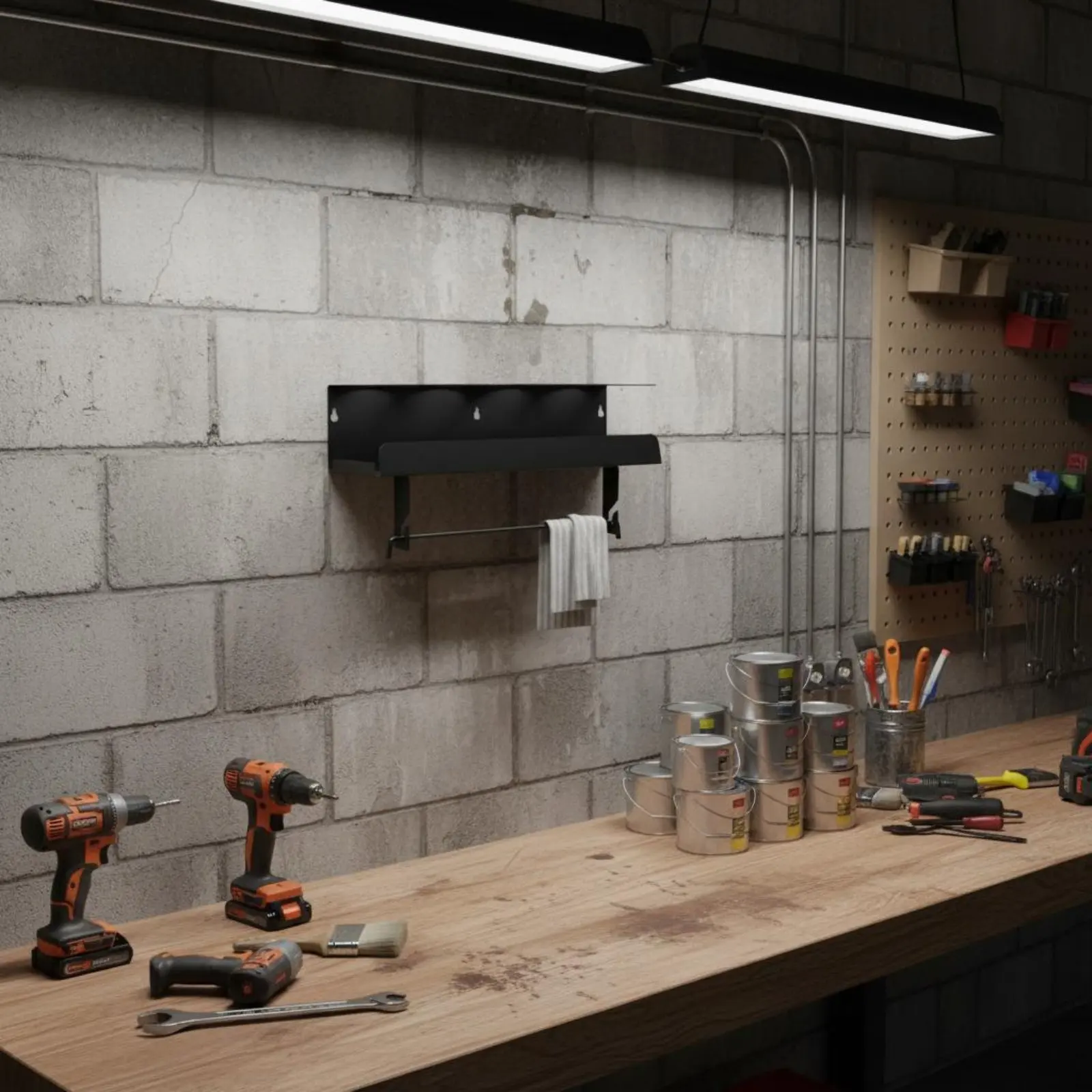 Spray Can Can Rack Sturdy-Duty Steel Spray Can Can Holder Paper Towel Holder Rack Quick Reach Design Wall Mount Bottle Organizer
Spray Can Can Rack Sturdy-Duty Steel Spray Can Can Holder Paper Towel Holder Rack Quick Reach Design Wall Mount Bottle Organizer