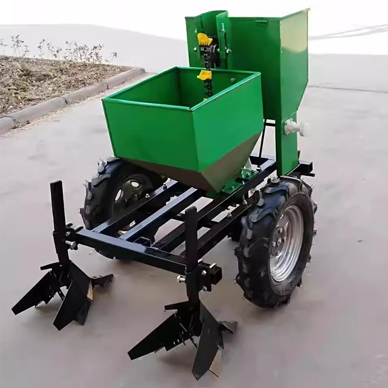 Potato planter, agricultural potato and walnut planter, tractor parts, mulching, fertilizing and sowing all-in-one machine
Potato planter, agricultural potato and walnut planter, tractor parts, mulching, fertilizing and sowing all-in-one machine