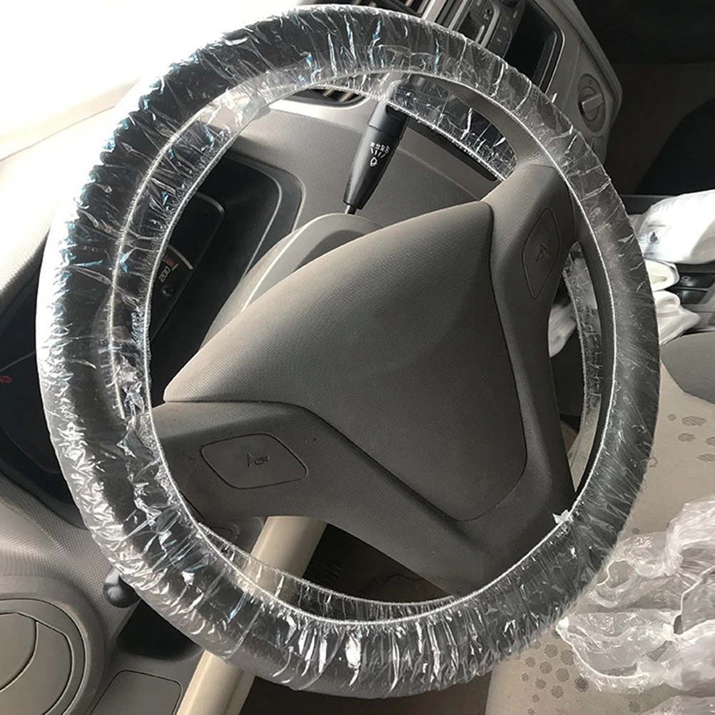 250pcs Car Steering Wheel Cover Disposable Plastic Protector Sleeve For Auto Steering Wheel Protection Universal Fit White
250pcs Car Steering Wheel Cover Disposable Plastic Protector Sleeve For Auto Steering Wheel Protection Universal Fit White