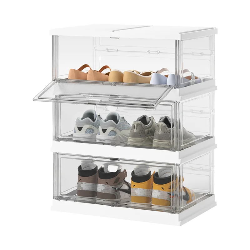 Передвижной шкаф для обуви, простой складной шкаф для обуви, начиная с цельной частью, многослойная пылезащитная складная полка в общежитии 
Передвижной шкаф для обуви, простой складной шкаф для обуви, начиная с цельной частью, многослойная пылезащитная складная полка в общежитии