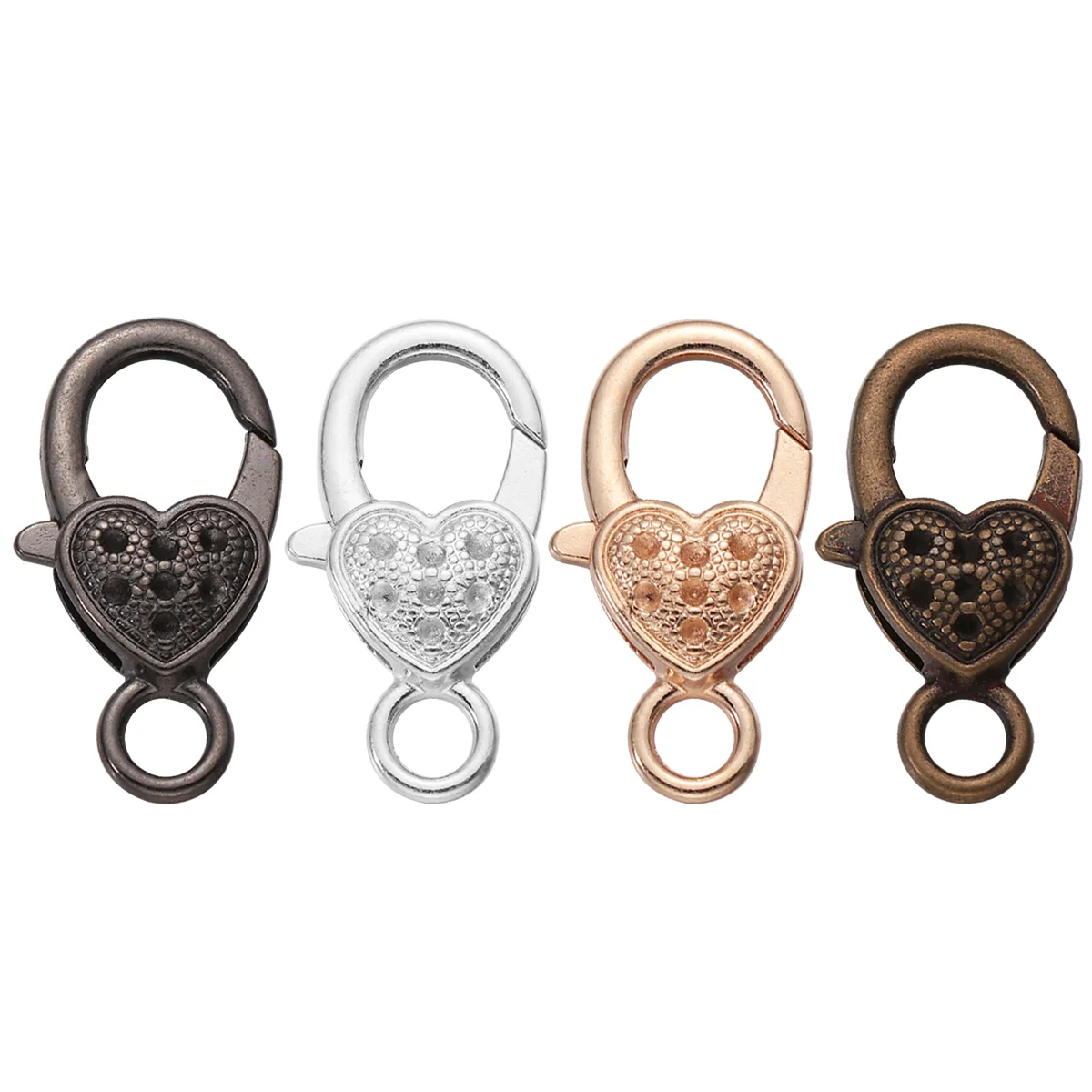 40 Pcs Jewelry Heart Lobster Clasp Key Accessories Heart-shaped Keychain Alloy Claw
40 Pcs Jewelry Heart Lobster Clasp Key Accessories Heart-shaped Keychain Alloy Claw