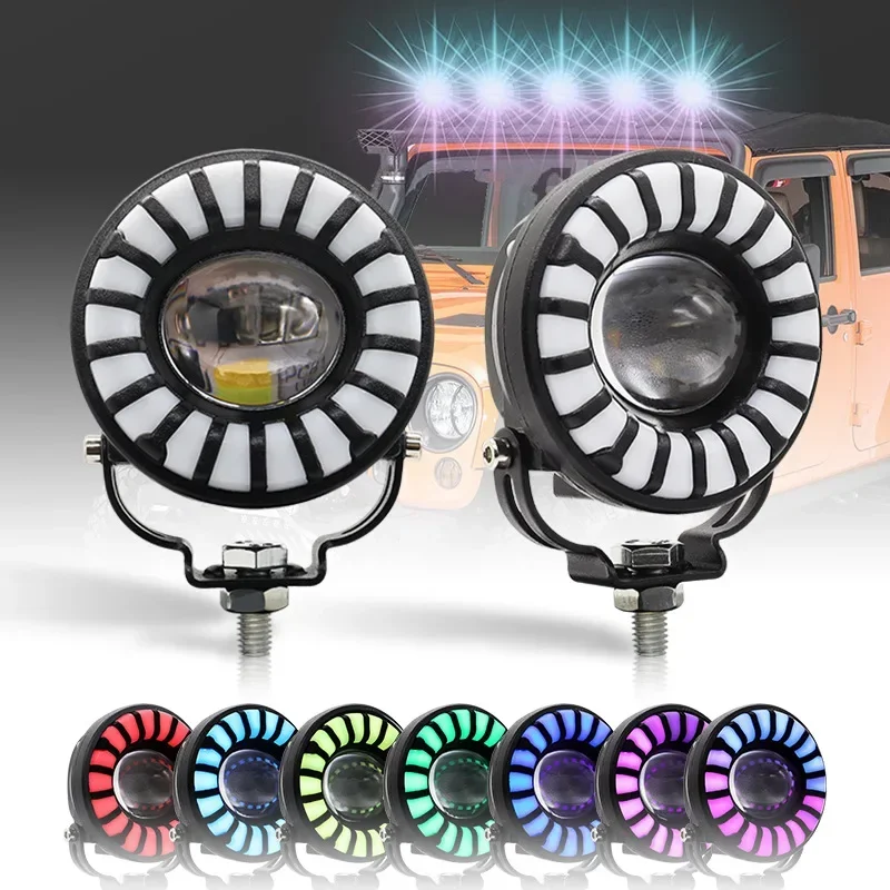 Светодиодный мотоциклетный прожектор Mini RGB, вращающаяся цветная светодиодная лампа, Модифицированная Встроенная Дополнительная фара дальнего и ближнего света
Светодиодный мотоциклетный прожектор Mini RGB, вращающаяся цветная светодиодная лампа, Модифицированная Встроенная Дополнительная фара дальнего и ближнего света
