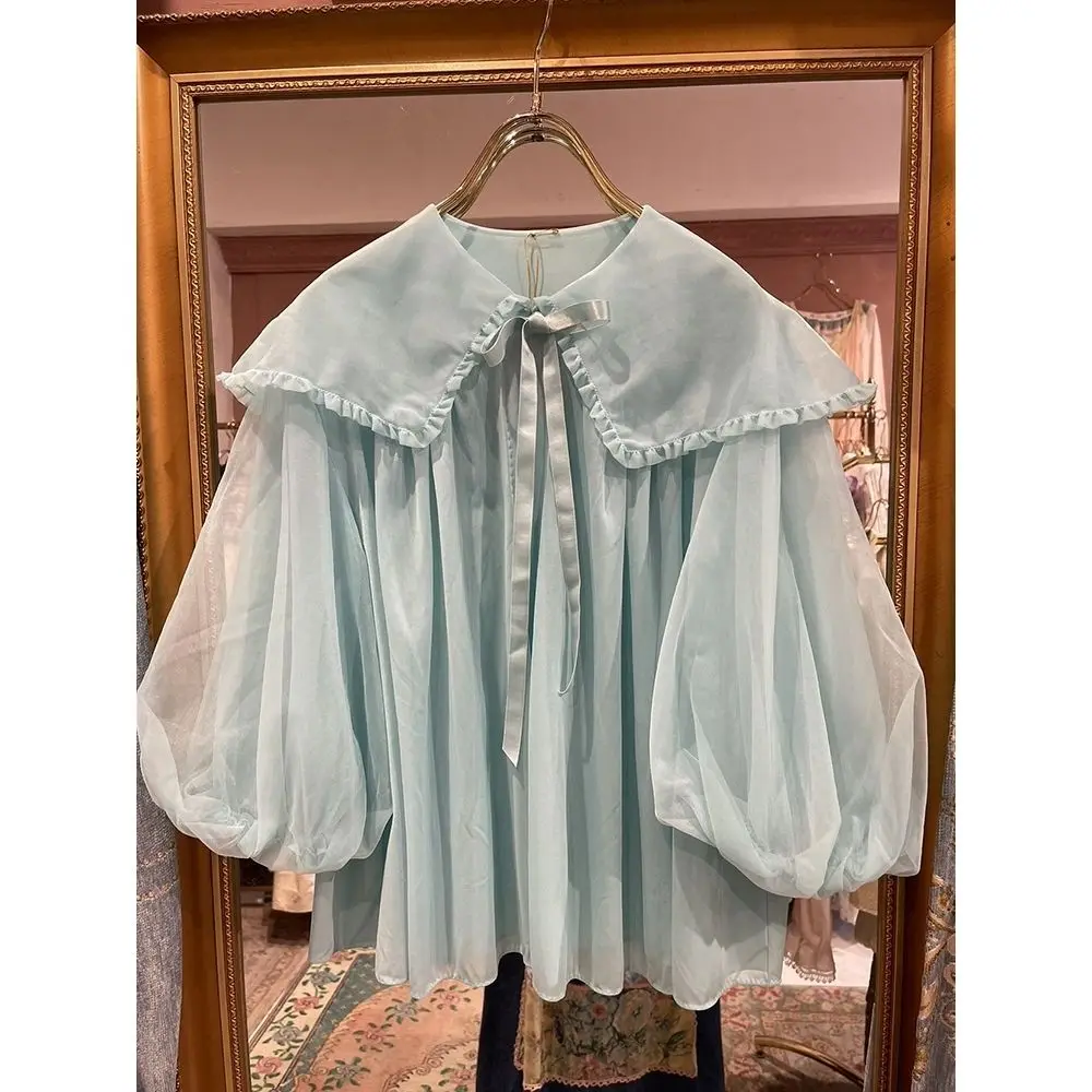 Women’s Spring Autumn Style Blouses Tops Lady Casual Long Sleeve Peter Pen Collar Lace Blouses Tops Ladies 2024 News C314
Women’s Spring Autumn Style Blouses Tops Lady Casual Long Sleeve Peter Pen Collar Lace Blouses Tops Ladies 2024 News C314