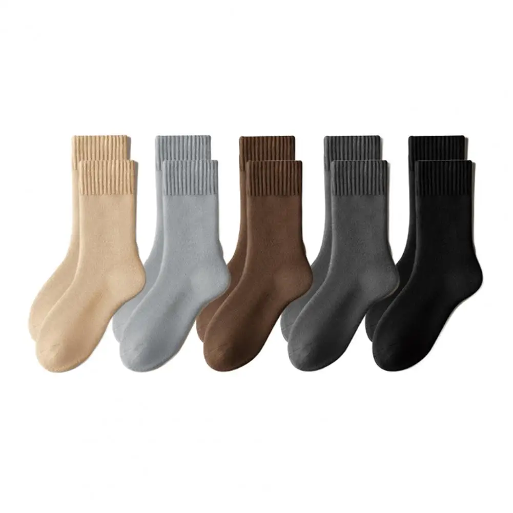 Polyester Cotton Blend Socks Cozy Fleece-lined Men's Thermal Crew Socks for Winter Thick Woolen Mid-calf Socks for Autumn/winter
Polyester Cotton Blend Socks Cozy Fleece-lined Men's Thermal Crew Socks for Winter Thick Woolen Mid-calf Socks for Autumn/winter
